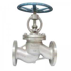 上海彩神购彩购彩大厅316L不锈钢截止阀J41W-16P DN65耐高