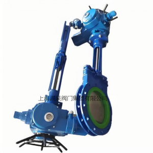 电动刀闸阀PZ973-16 DN350，DN400排渣、处理颗